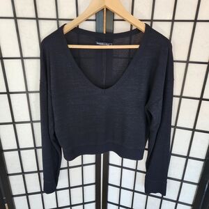 Abercrombie & Fitch Black Knit Top
